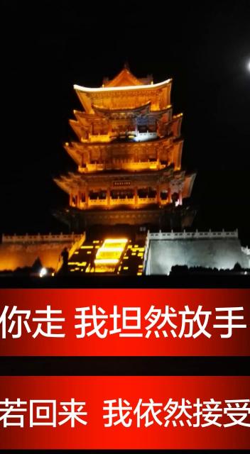 你走 我坦然放手